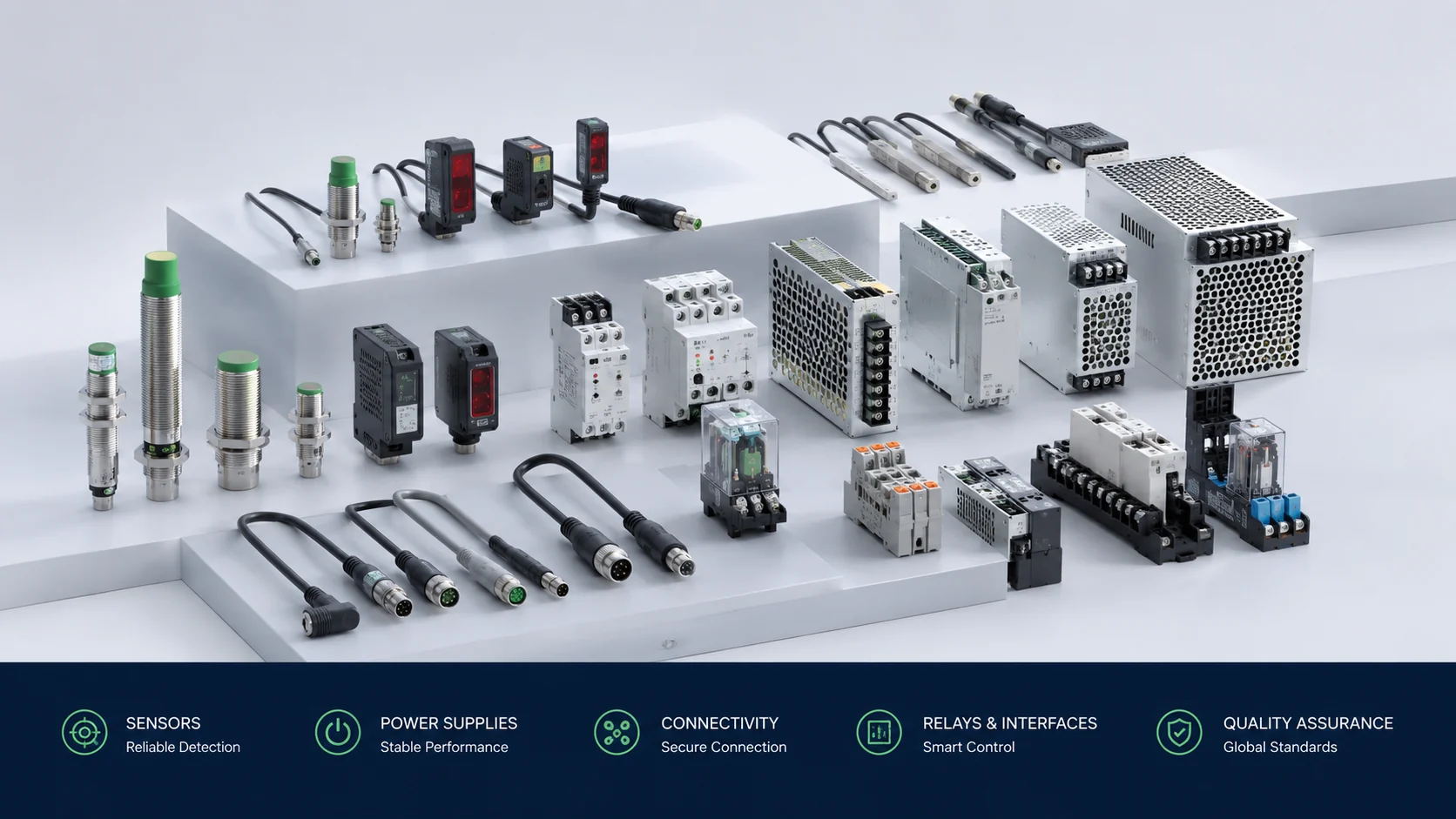 J&V Automation product catalog matrix